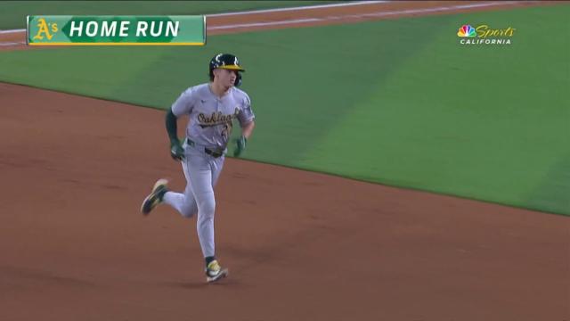 Gelof's solo home run in eighth inches A's closer vs. Rangers