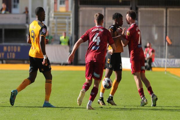 The Best Action Photos From Carlisle United S Draw With Newport County