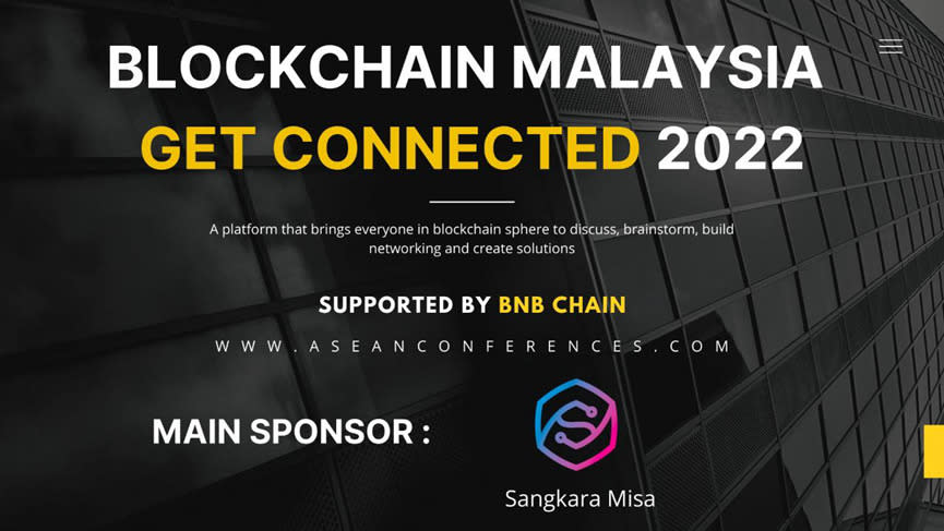 Token Sankara Indonesia ($ MISA) akan menjadi sponsor utama dari acara Blockchain Malaysia Get Connect 2022.