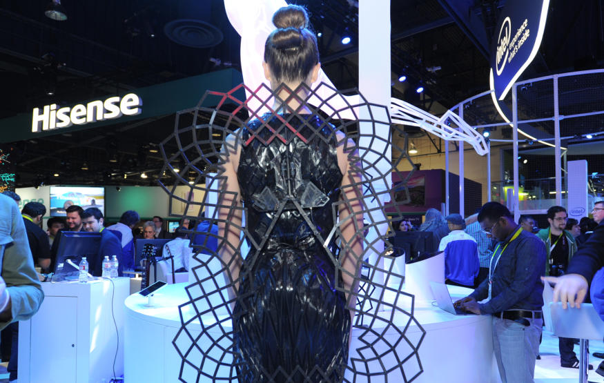Intel's conceptual Adrenaline Dress gets upset when you do