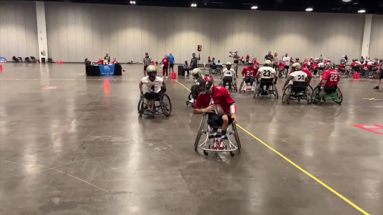 Wheelchair football tournament in Tampa