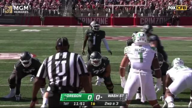 No. 15 Oregon rallies to beat Washington State in wild game in Pullman