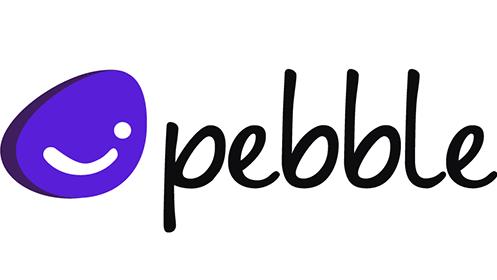 Pebble logo.