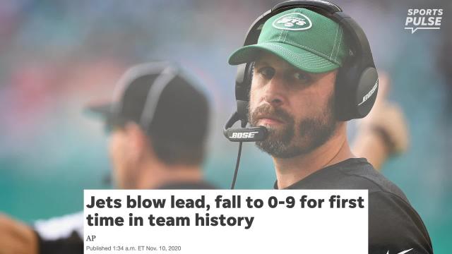 Is Adam Gase more infamous than Rich Kotite? Jets off to worst start in franchise history