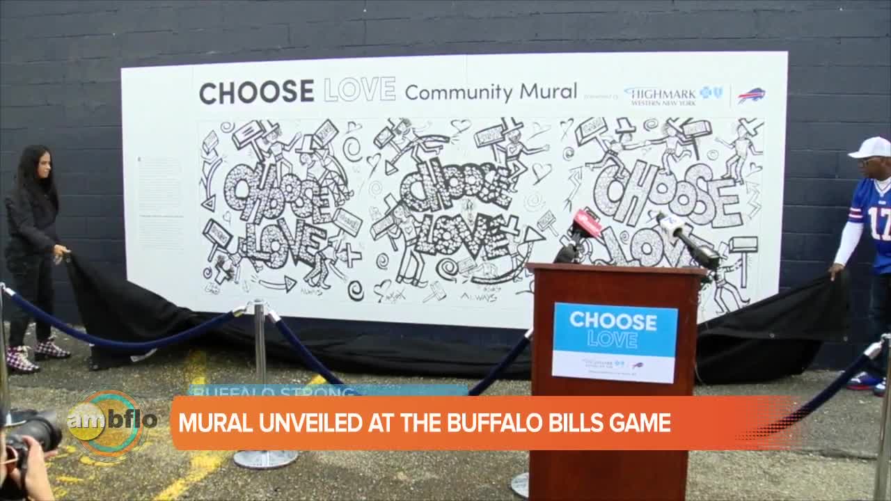 Choose Love mural unveiled at home opener 