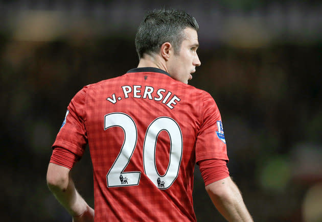 van persie jersey number