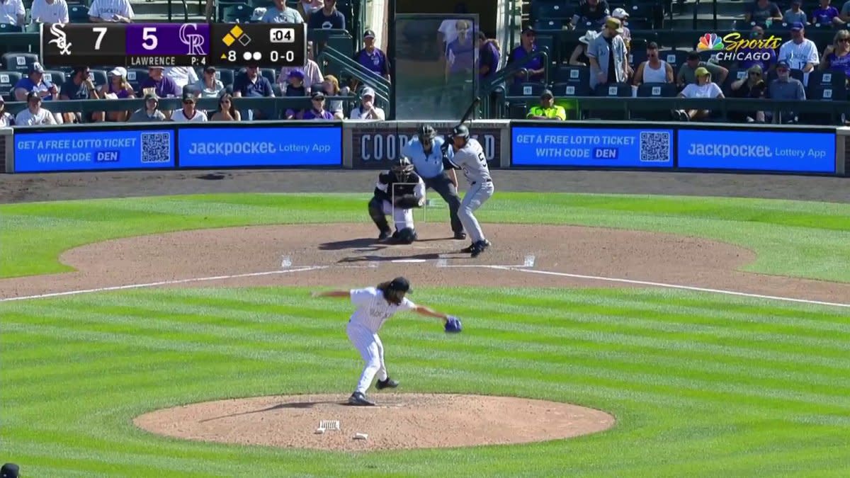 White Sox' Lenyn Sosa hits first major league home run – NBC