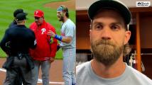 Bryce Harper weighs-in on his strange ejection on Friday night