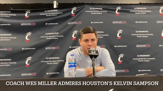 WATCH: Cincinnati Bearcats basketball coach Wes Miller discusses game at Houston Saturday
