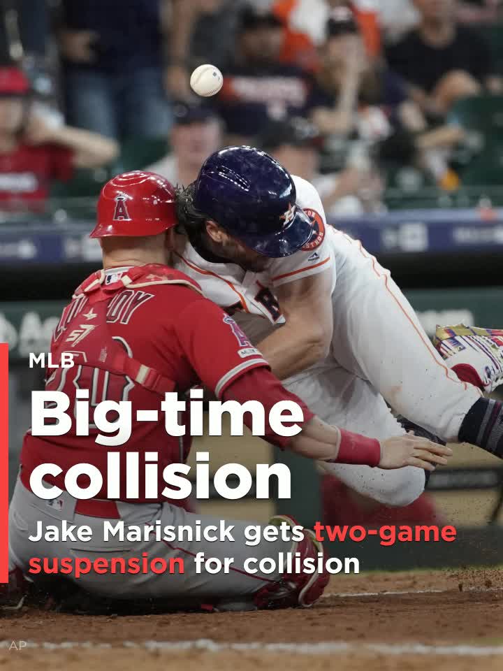 Jake Marisnick suspended two games for collision with Jonathan