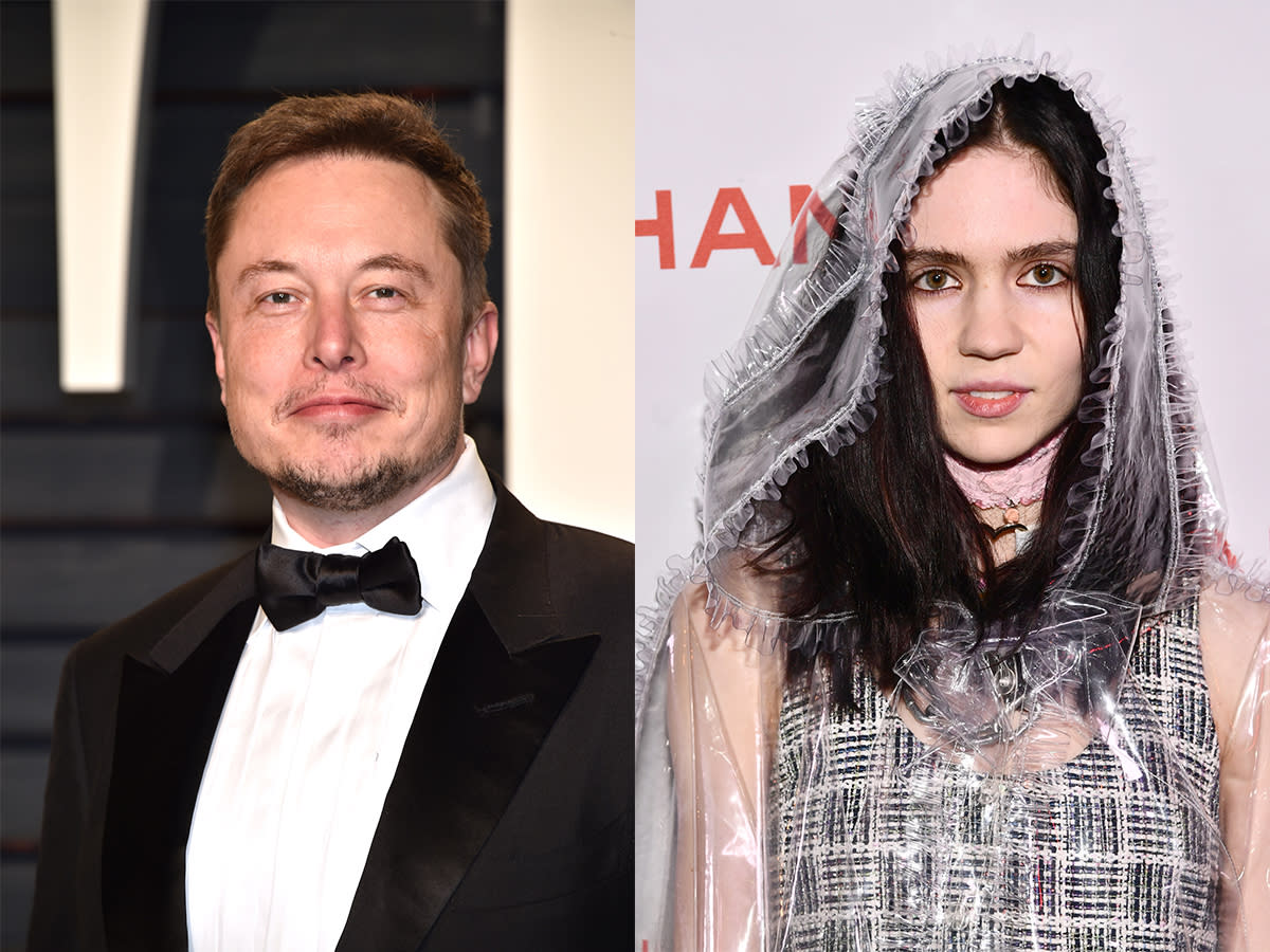 Elon Musk is dating artsy musician Grimes — and the whole thing started because of a Twitter