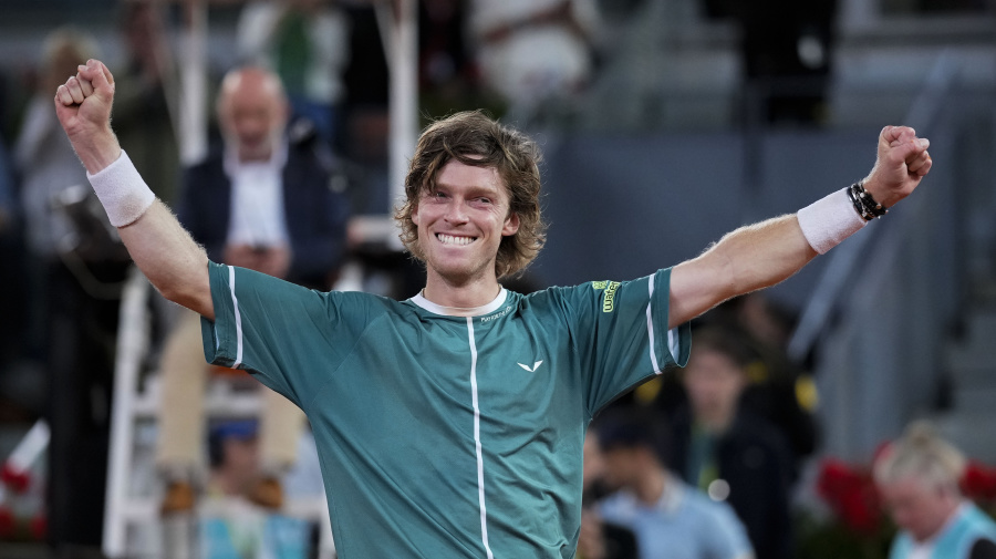 Associated Press - Despite sleepless nights struggling with a fever, Andrey Rublev found a way to fight back and win the Madrid Open for the first time.  Rublev was feeling sick all week but rallied