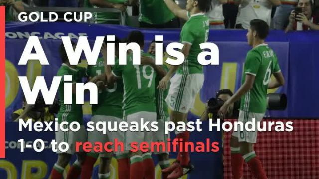 Mexico ekes past Honduras 1-0 to reach Gold Cup semifinals