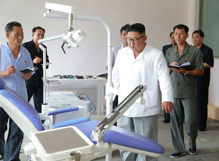 Image result for North Korea's Kim criticizes his country's health sector