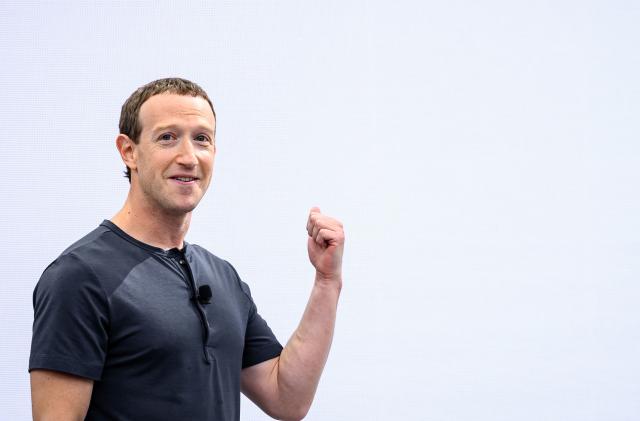 Meta founder and CEO Mark Zuckerberg speaks during Meta Connect event at Meta headquarters in Menlo Park, California on September 27, 2023. (Photo by JOSH EDELSON / AFP) (Photo by JOSH EDELSON/AFP via Getty Images)