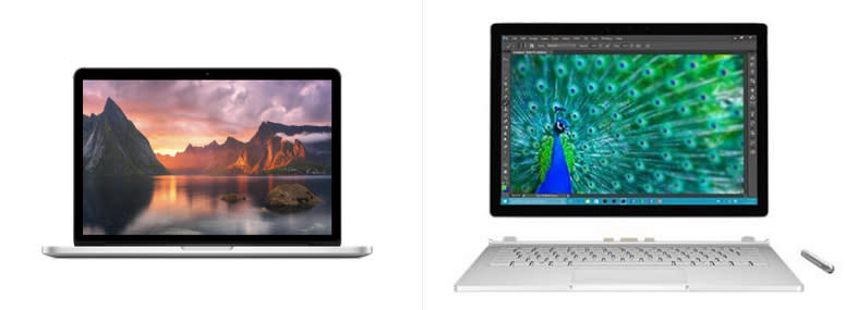 The new MacBook Pro vs the new Surface Book: fight!