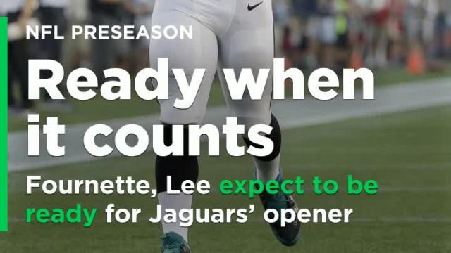 Fournette, Lee expect to be ready for Jaguars' season opener