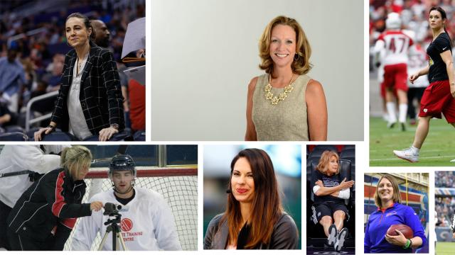 Women with careers in men's professional sports