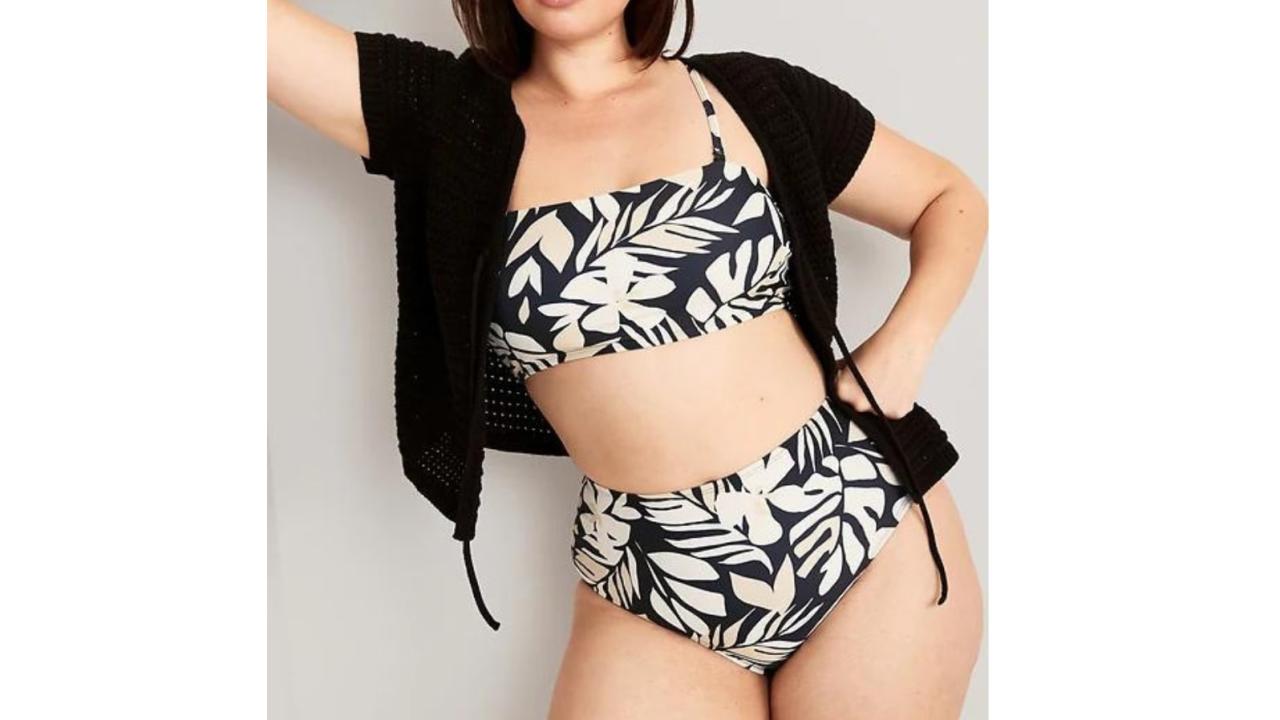 Fashion Plus Size Tankini Swimsuits for Women Retro Two Piece