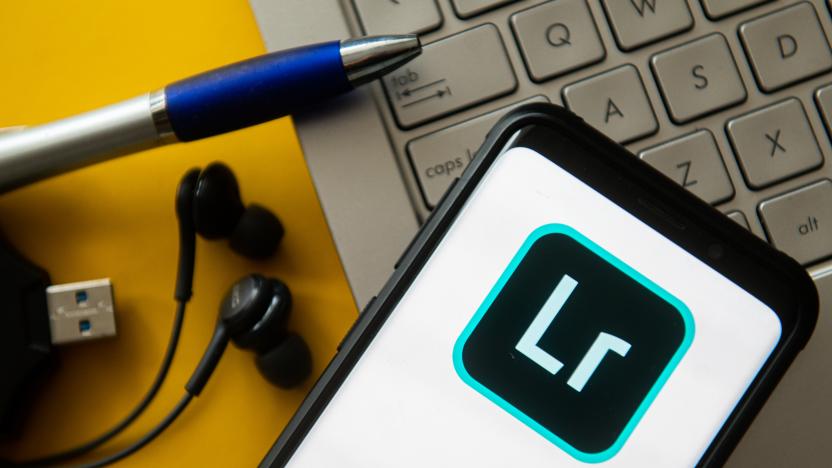 POLAND - 2020/10/20: In this photo illustration a Adobe Lightroom logo seen displayed on a smartphone. (Photo Illustration by Mateusz Slodkowski/SOPA Images/LightRocket via Getty Images)