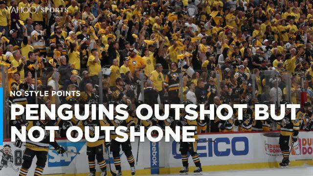 Penguins outshot but not outshone