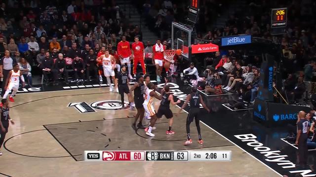 Jalen Johnson with a 2-pointer vs the Brooklyn Nets