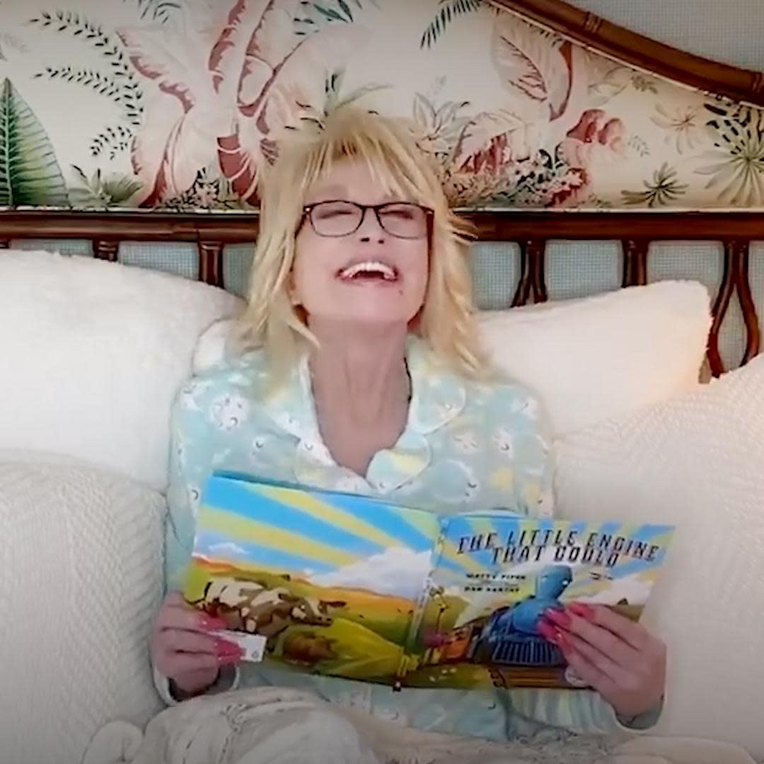 Dolly Parton reads children’s books from her Imagination Library