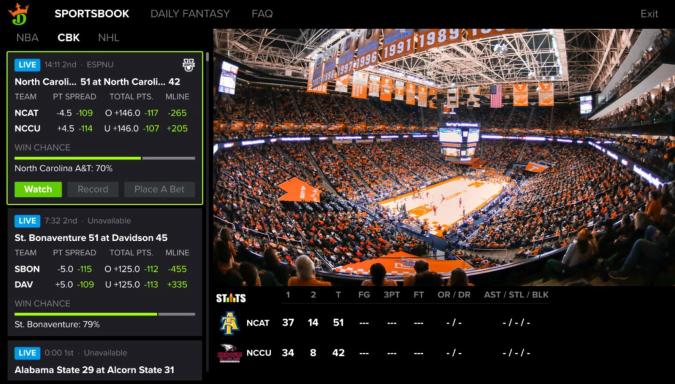 You Can Make Draftkings Sports Bets Using Your Dish Dvr Engadget