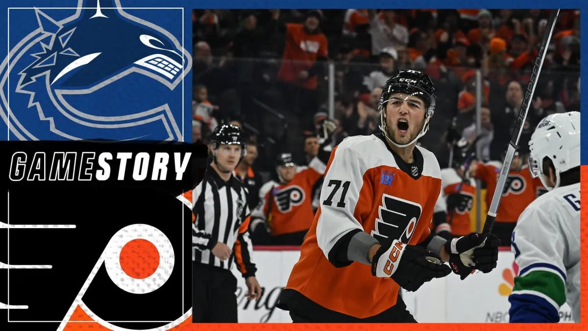 Couturier scores on penalty shot, Hart makes 25 saves to help Flyers beat  Canucks 2-0, World