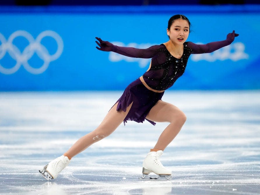 US-born Chinese figure skater Zhu Yi, who was slammed online throughout the Games, says: 'I am an Olympian, no one can take that away from me' thumbnail