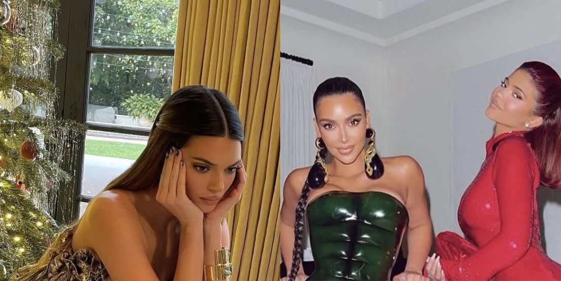 See Kim Kardashian, Kendall and Kylie Jenner’s Christmas outfits