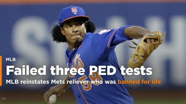 Mets pitcher Jenrry Mejia reinstated from lifetime ban for failed PED tests