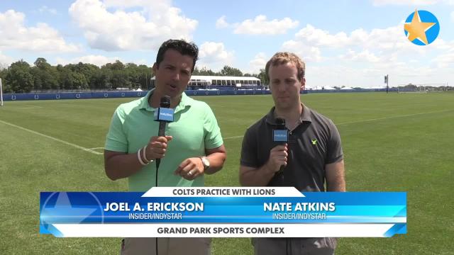 Insiders: Colts practice with Lions, offense looks better