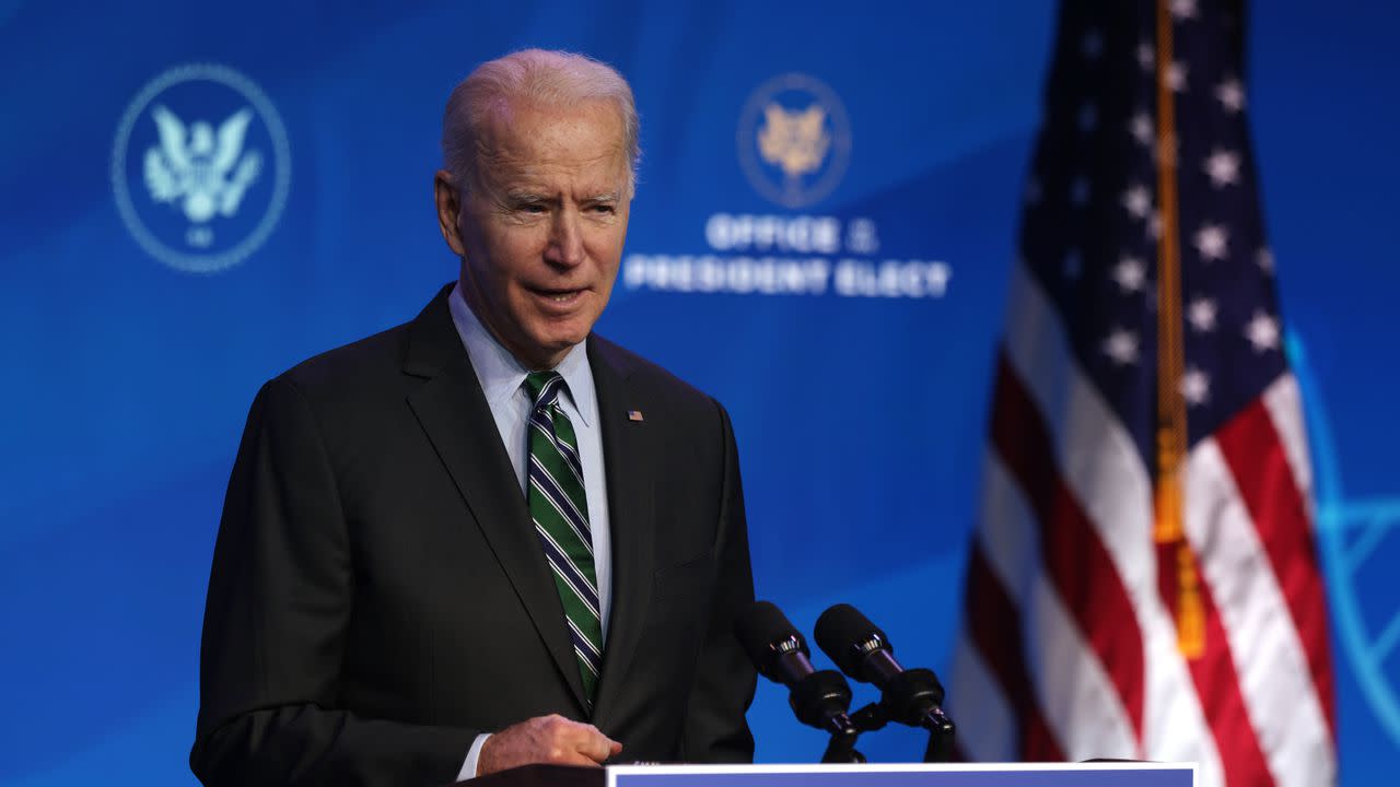 Biden outlines plan to reverse Trump policy on first day of presidency