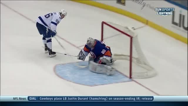 Kucherov scores with one hand in the shootout