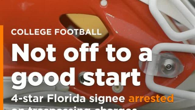 Florida 4-star WR recruit arrested on trespassing charges