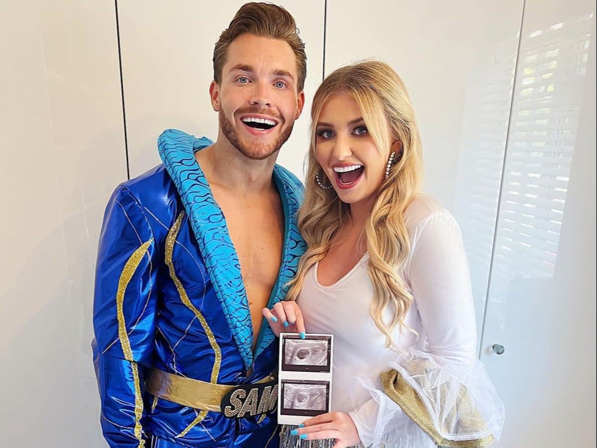 Amy Hart expecting her first baby with boyfriend Samuel Rason.