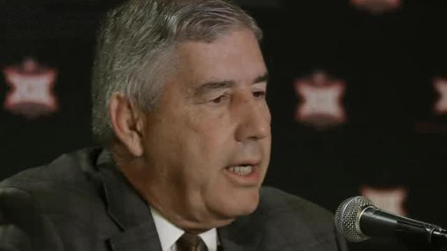 Big 12's commissioner worried about end of football season