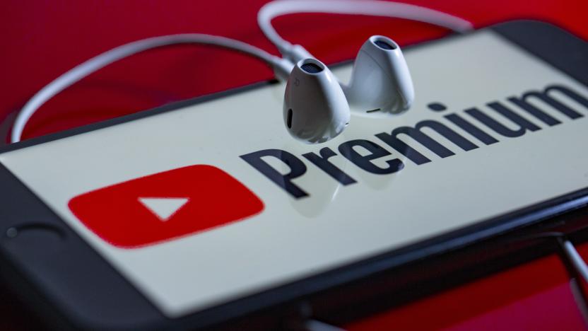 ANKARA, TURKEY - NOVEMBER 26: YouTube Premium logo is being displayed in a smart phone and an earphone is seen in Ankara, Turkey on November 26, 2019. (Photo by Aytac Unal/Anadolu Agency/Getty Images)