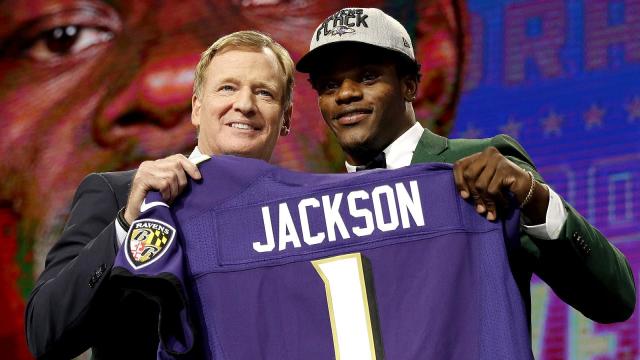 Why did Lamar Jackson fall so far in 2018 draft?