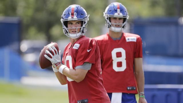 Can Daniel Jones unseat Eli Manning as the stater in New York?