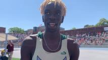 Iowa City West's Moustafa Tiea on his Class 4A state title win in the 800 meters