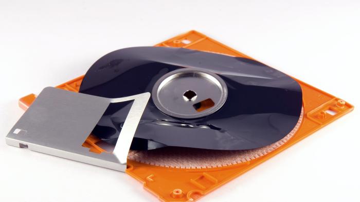 Destroyed Floppy Disk