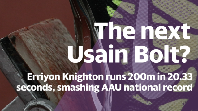 The next Usain Bolt? Erriyon Knighton runs 200m in 20.33 seconds