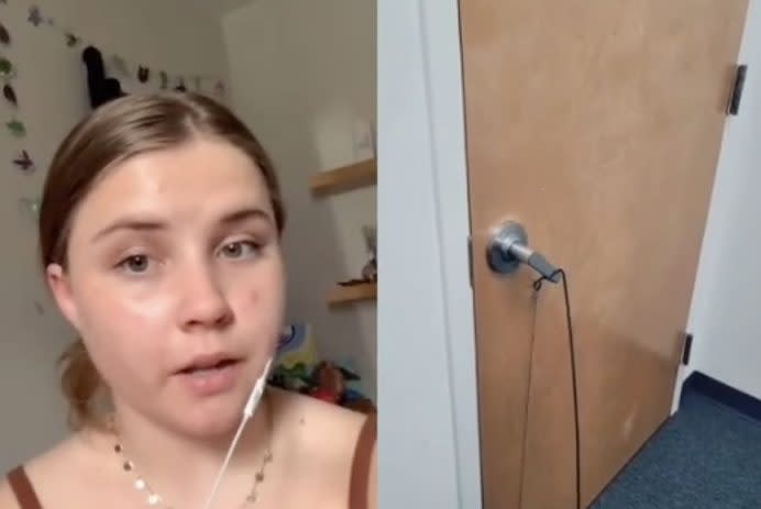 Woman shares the creepy device alleged intruders used to break into her ...