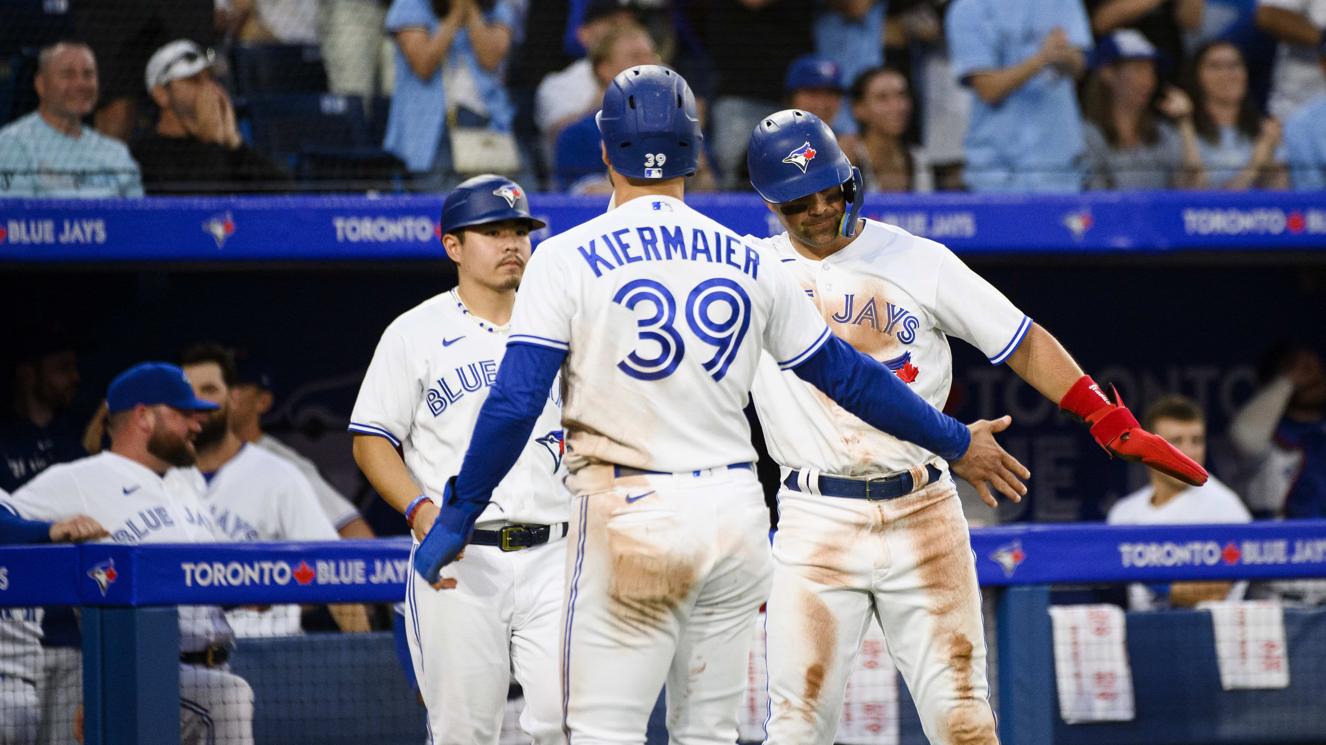 Baby Kirk arrives for Blue Jays catcher and his wife