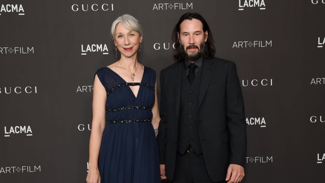 Why Keanu Reeves Girlfriend Alexandra Grant Doesn T Want To Dye Her Gray Hair