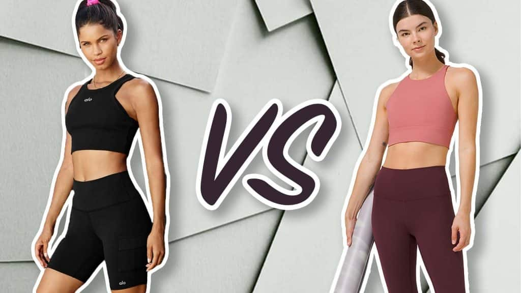 alo yoga sizing vs lululemon