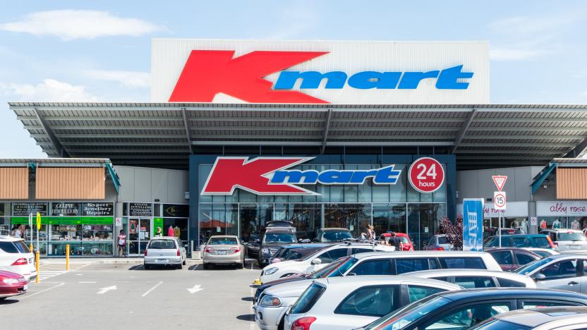 Melbourne, Australia - January 2, 2015: Kmart store in Burwood in suburban Melbourne. Kmart is a discount department store owned by Wesfarmers.