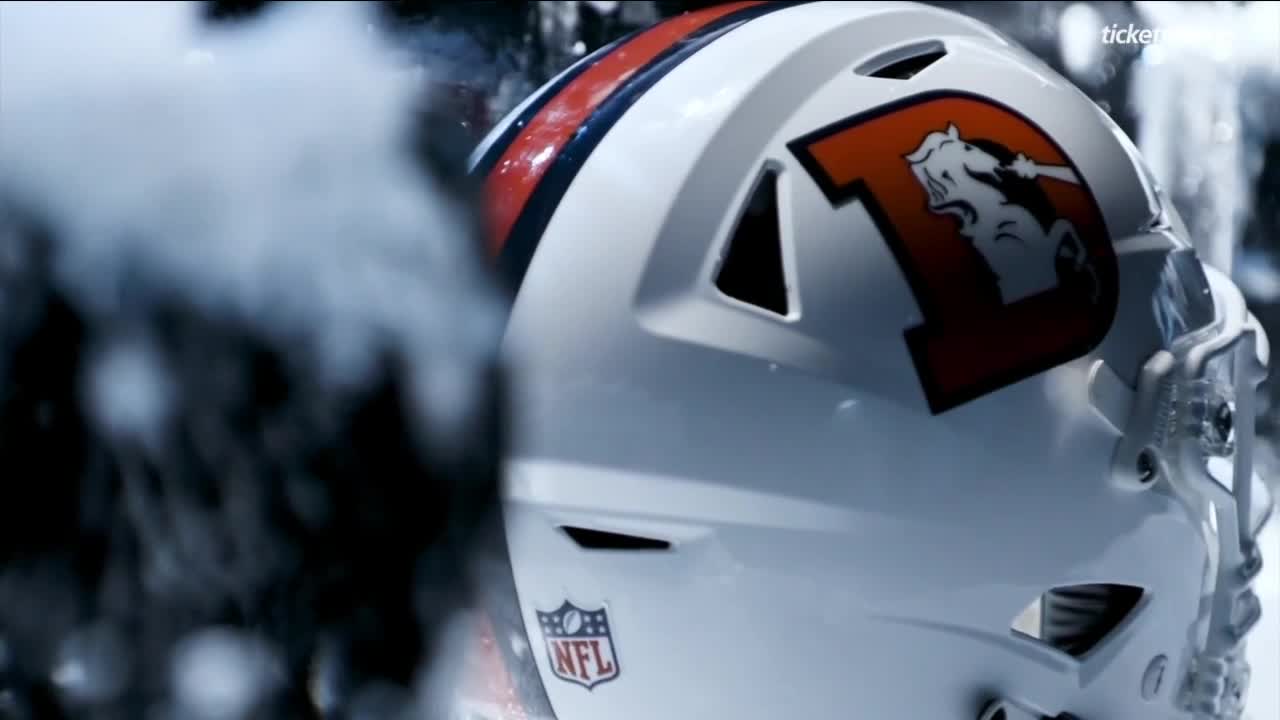 Denver Broncos Unveil New 'Snowcapped' Alternate Helmets for